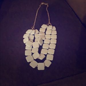 Light blue beaded necklace